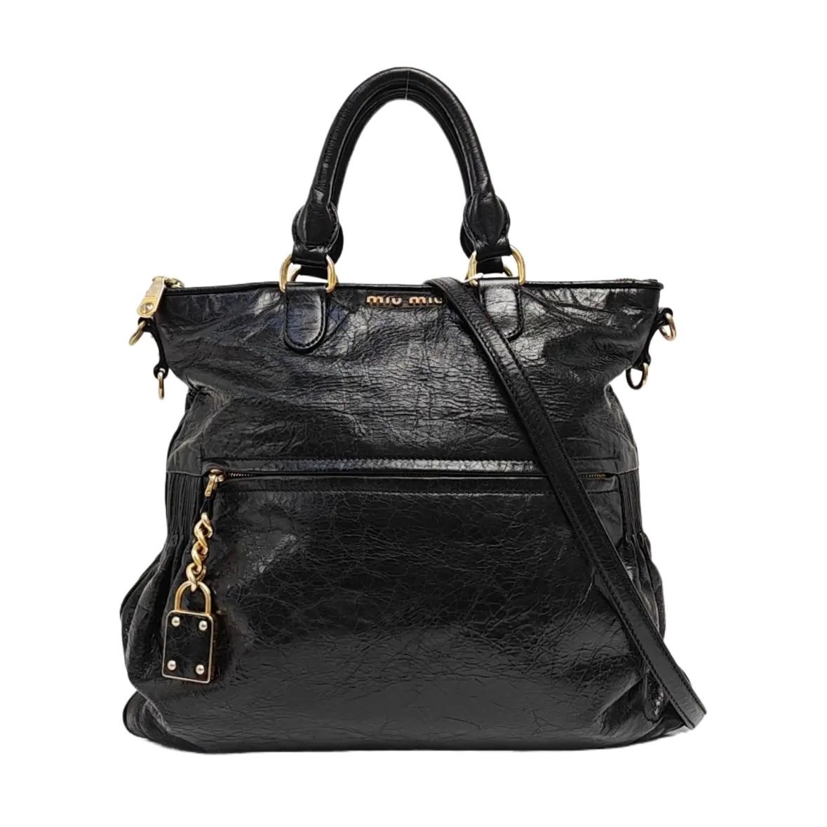 Leather handbag