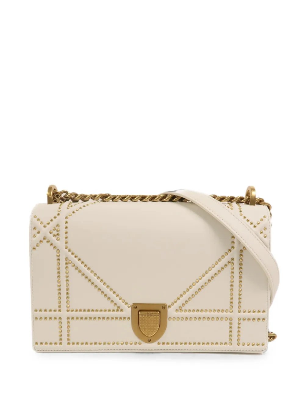 Diorama studded shoulder bag