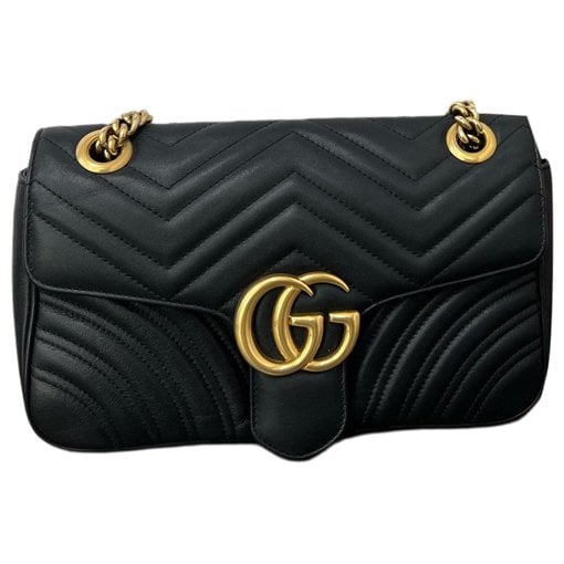 GG Marmont Flap leather handbag