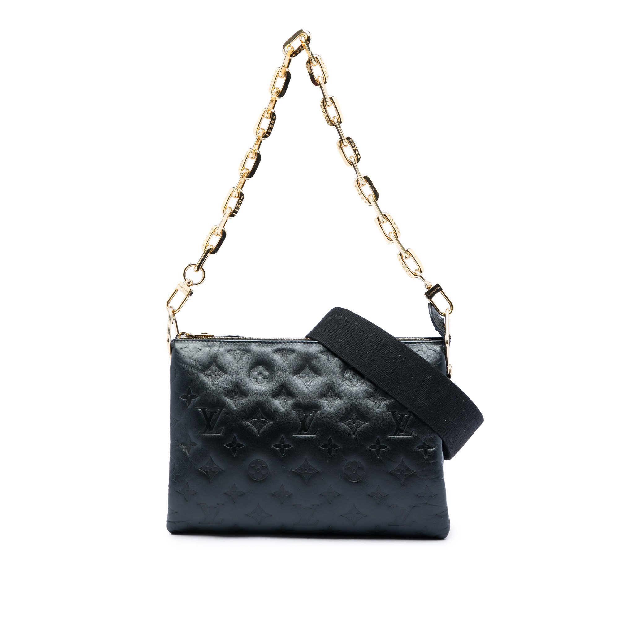 Coussin leather handbag