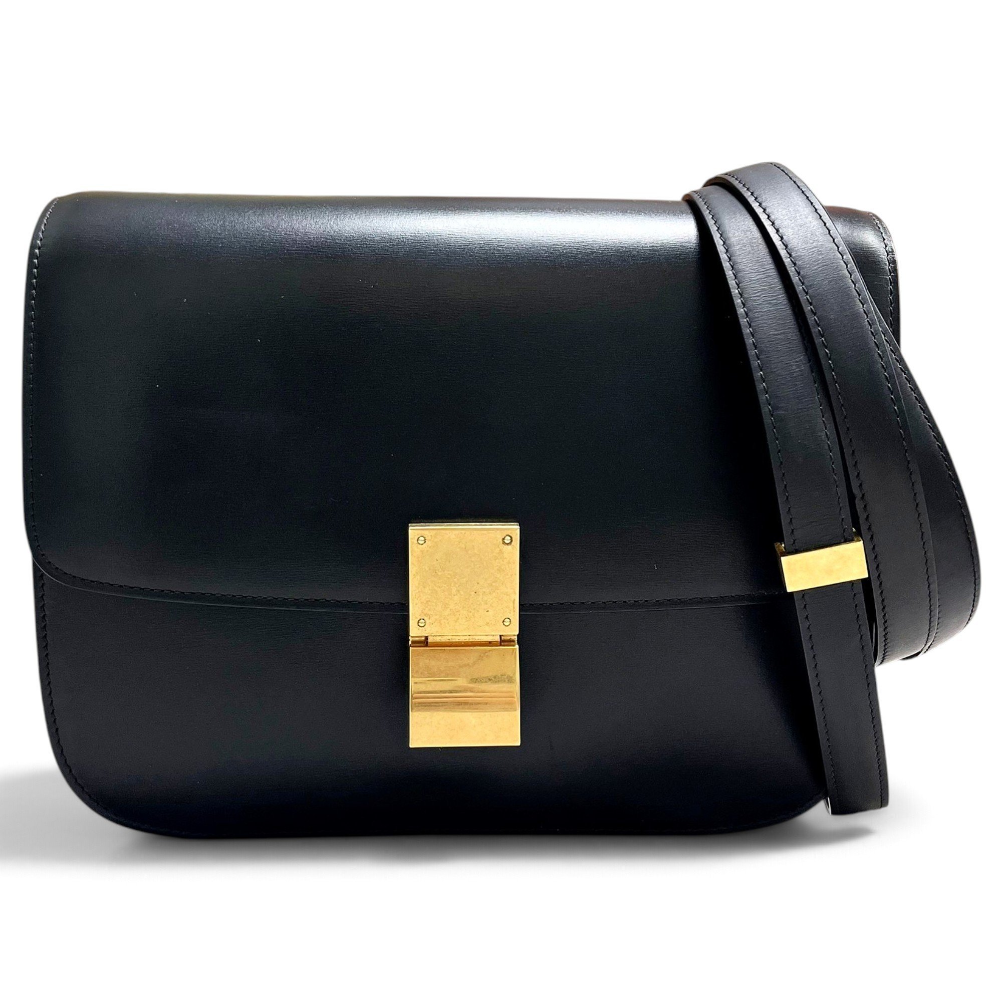 Classic leather handbag