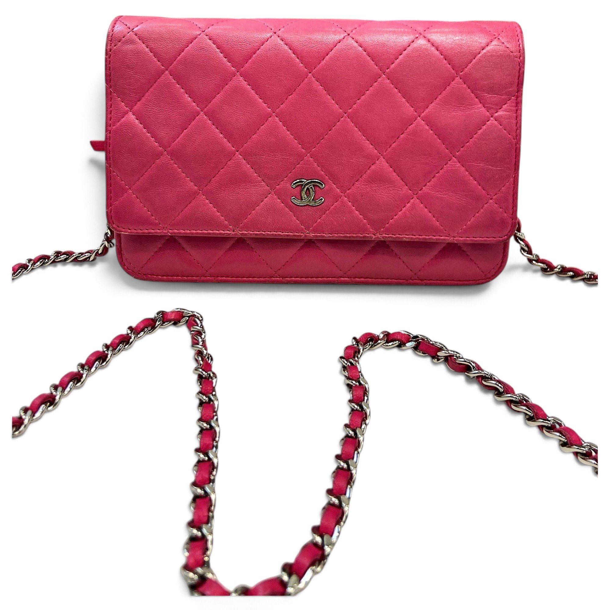 Wallet On Chain Timeless/Classique leather crossbody bag