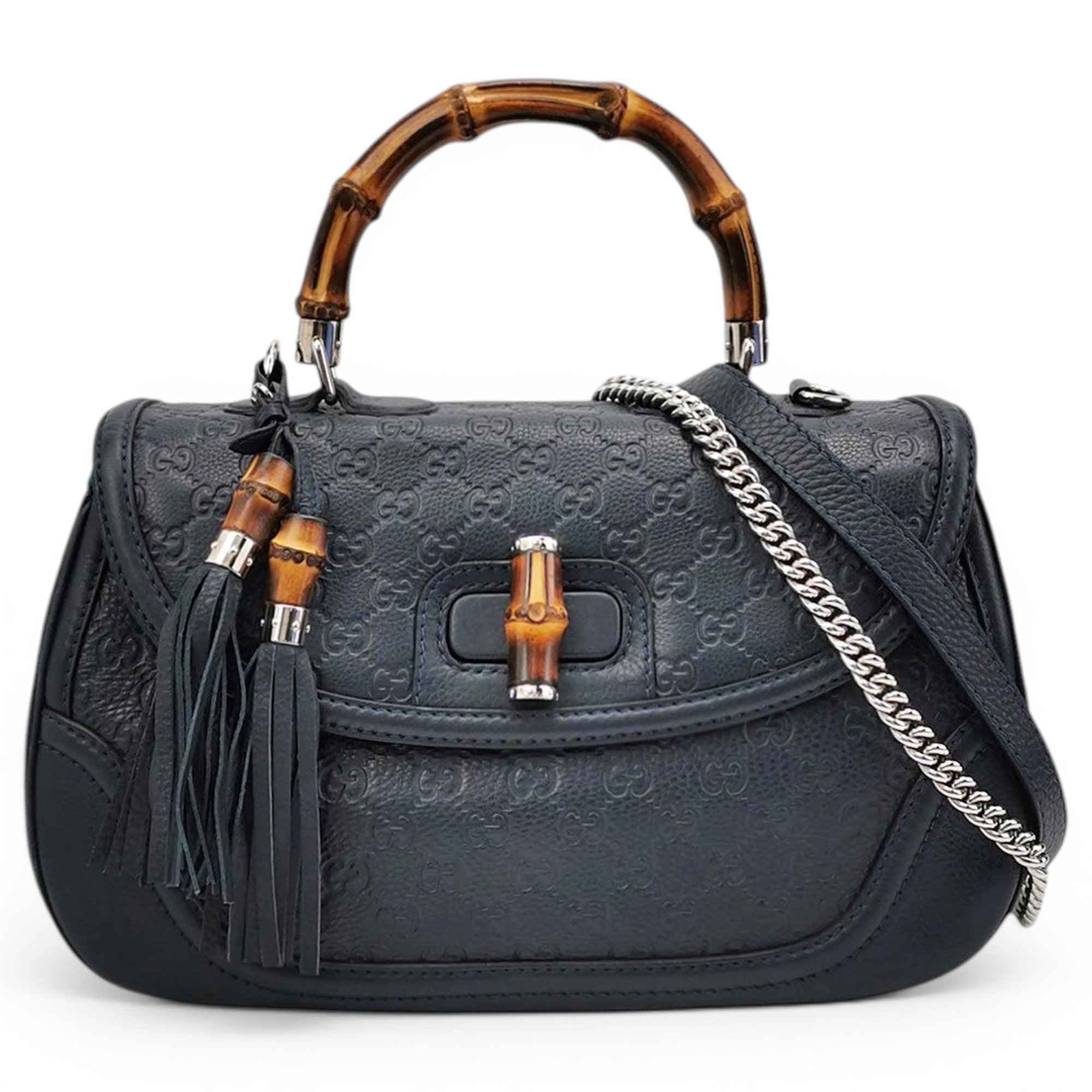 New Bamboo leather handbag