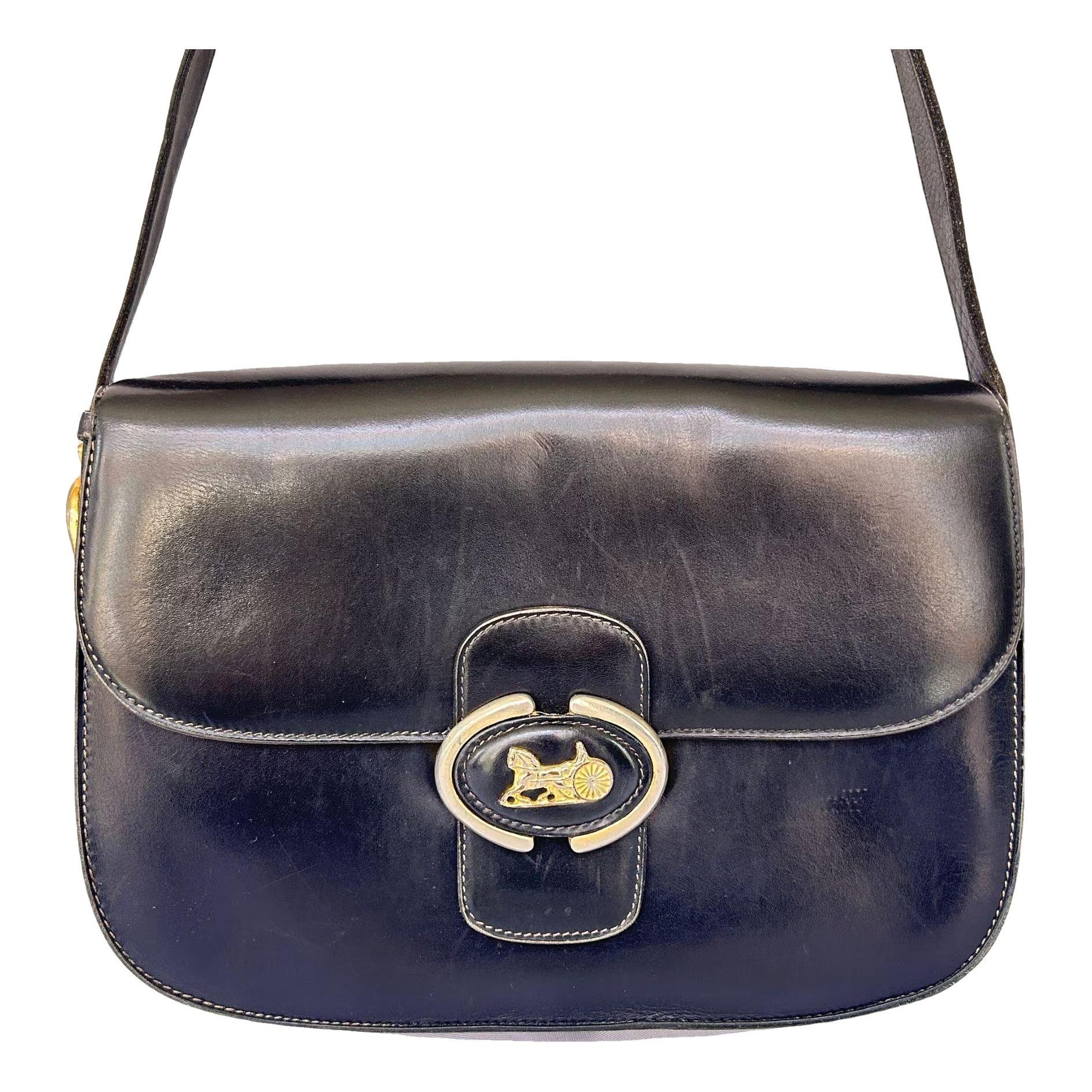 Leather crossbody bag