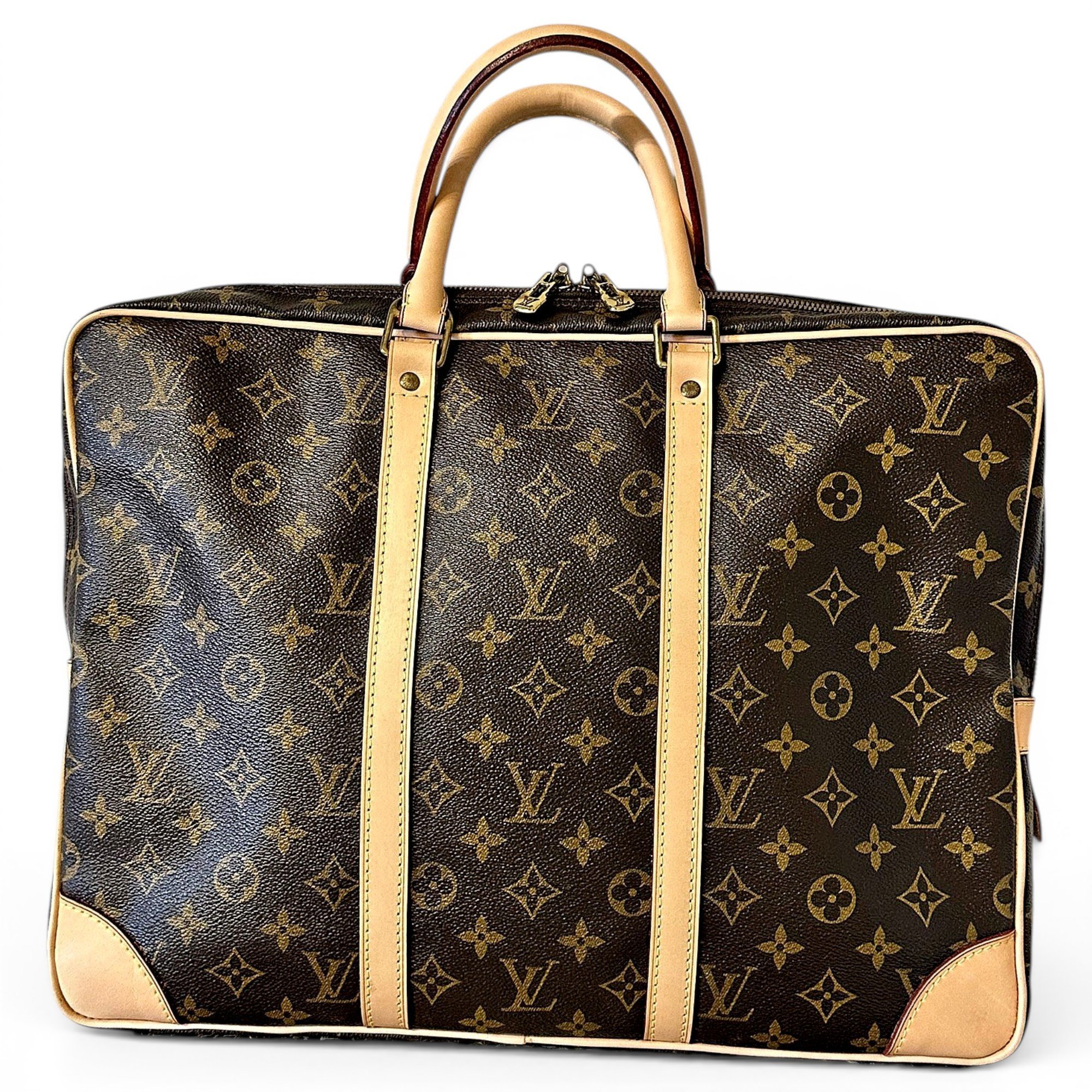 Porte Documents Voyage leather satchel