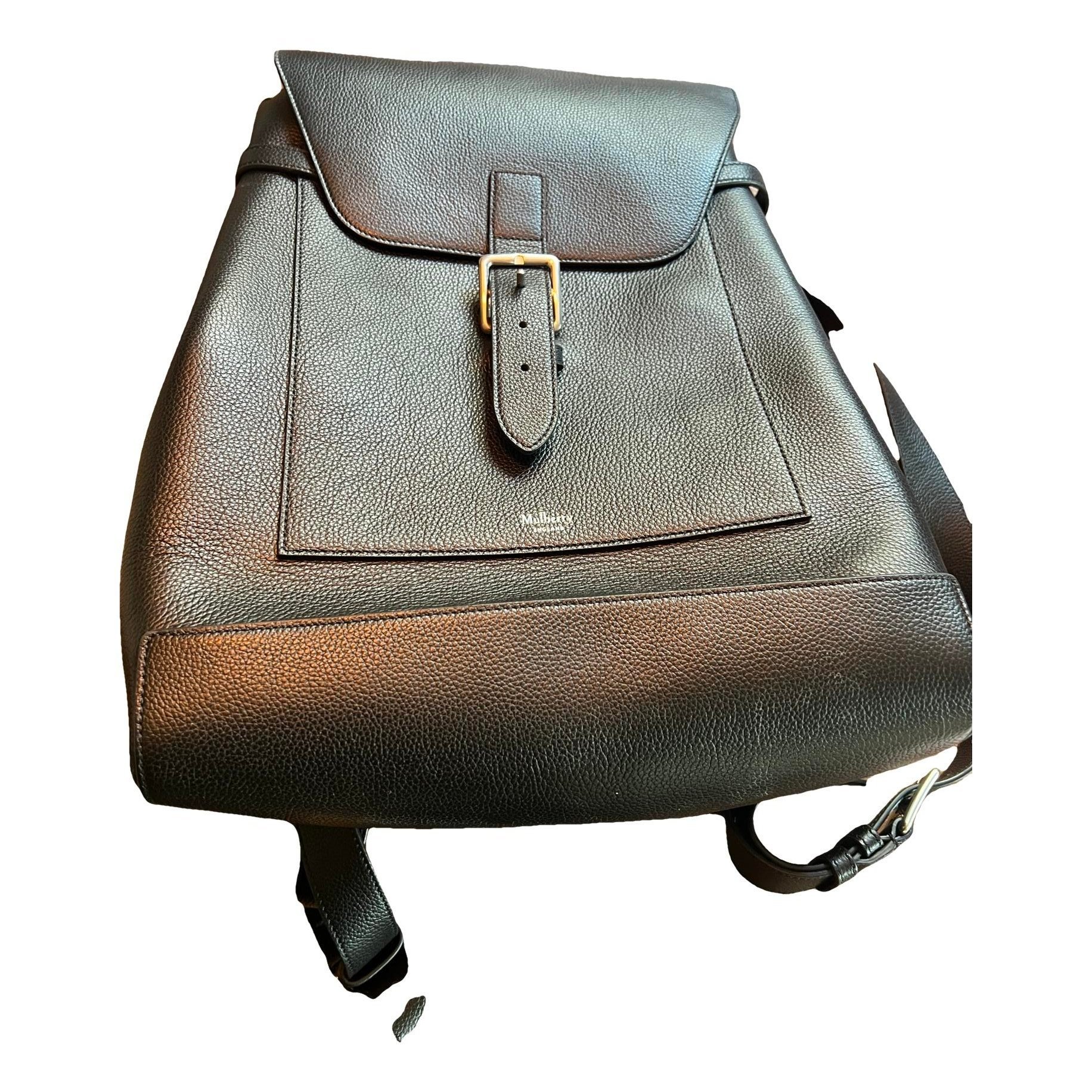 Leather backpack