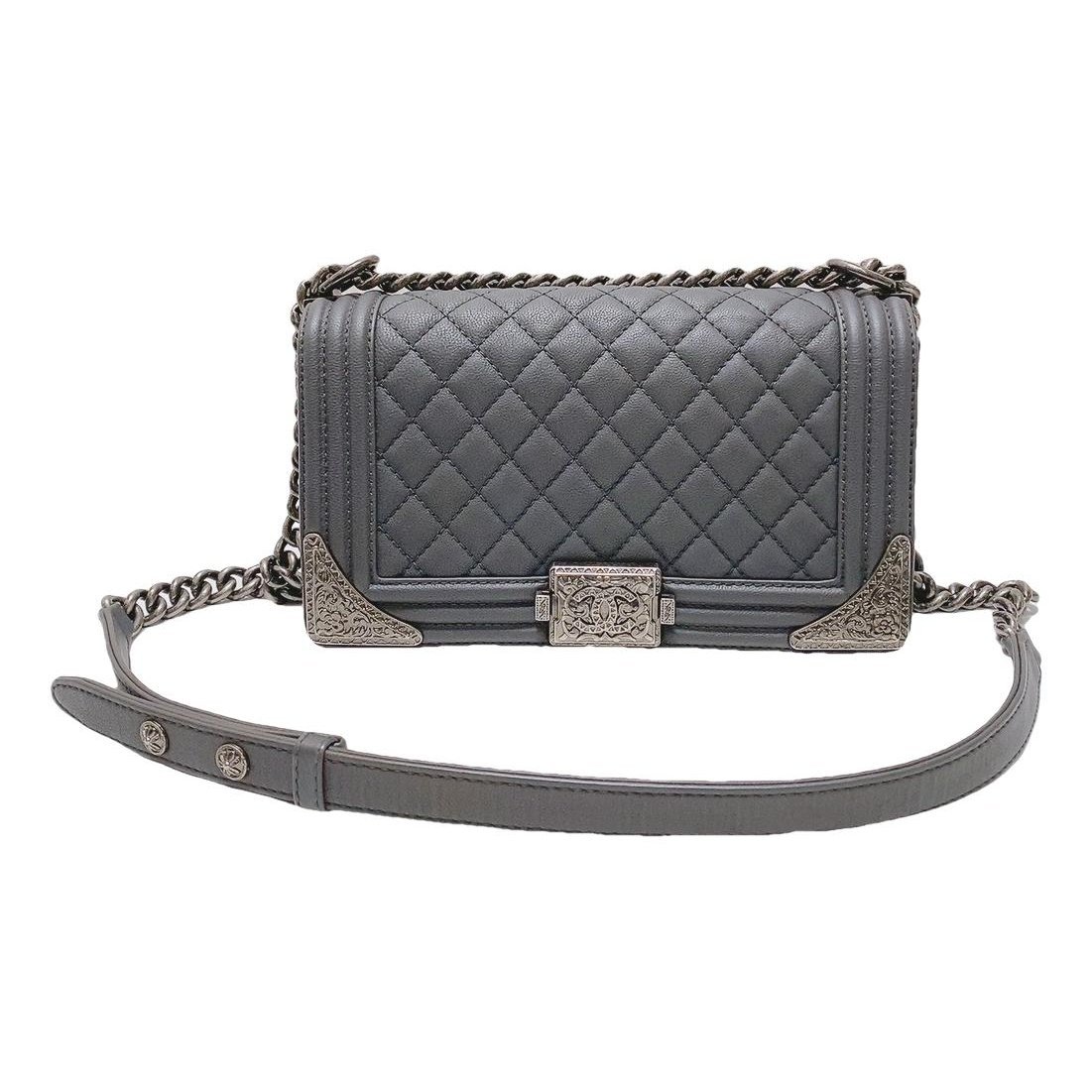 Boy leather crossbody bag