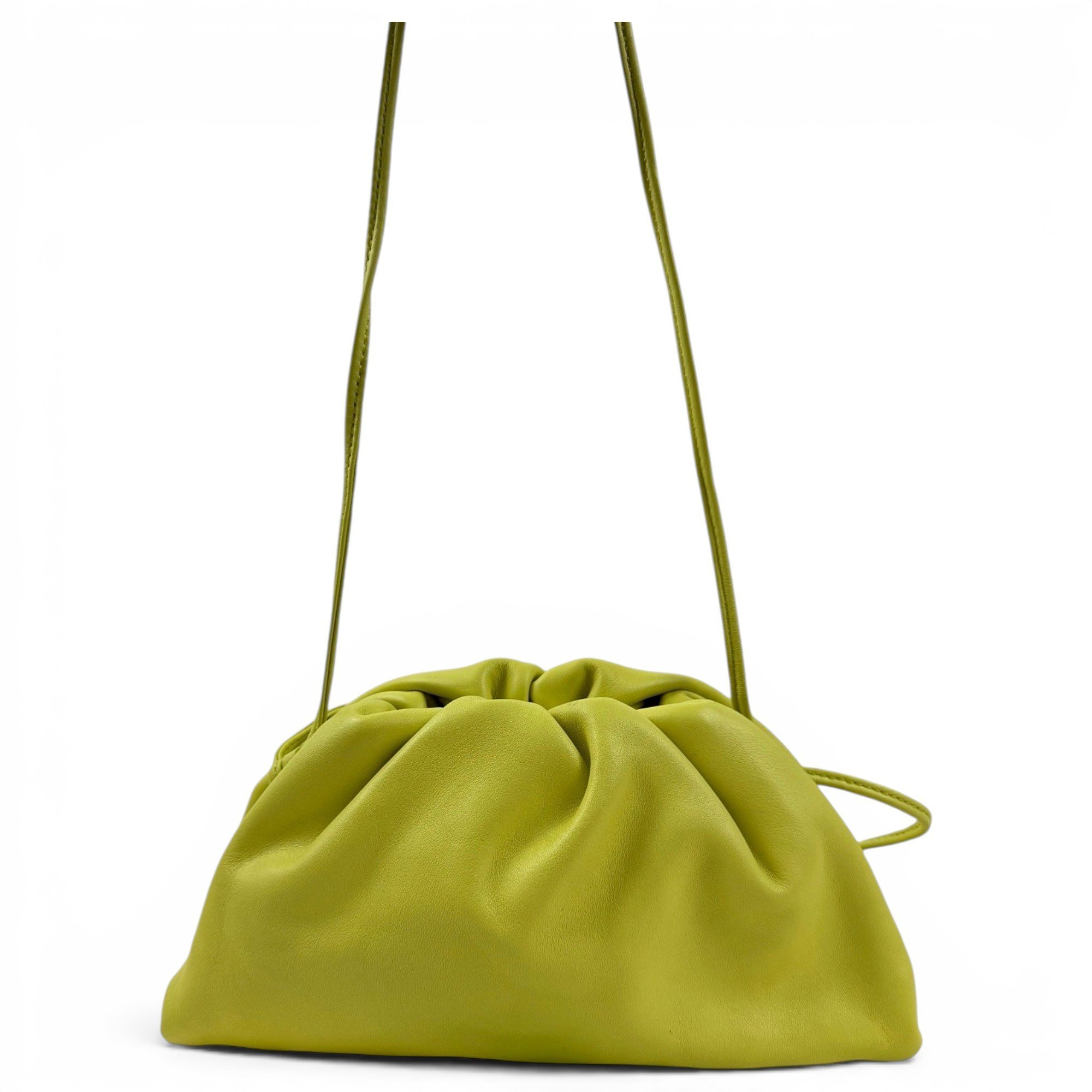 Pouch leather handbag