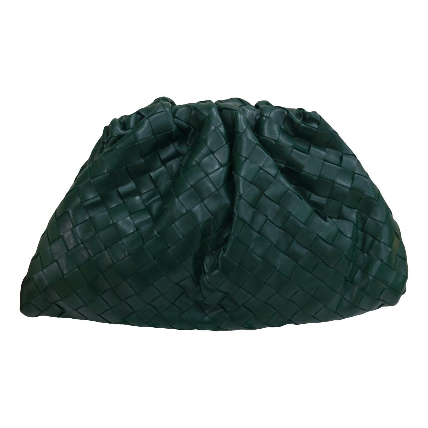Pouch leather handbag