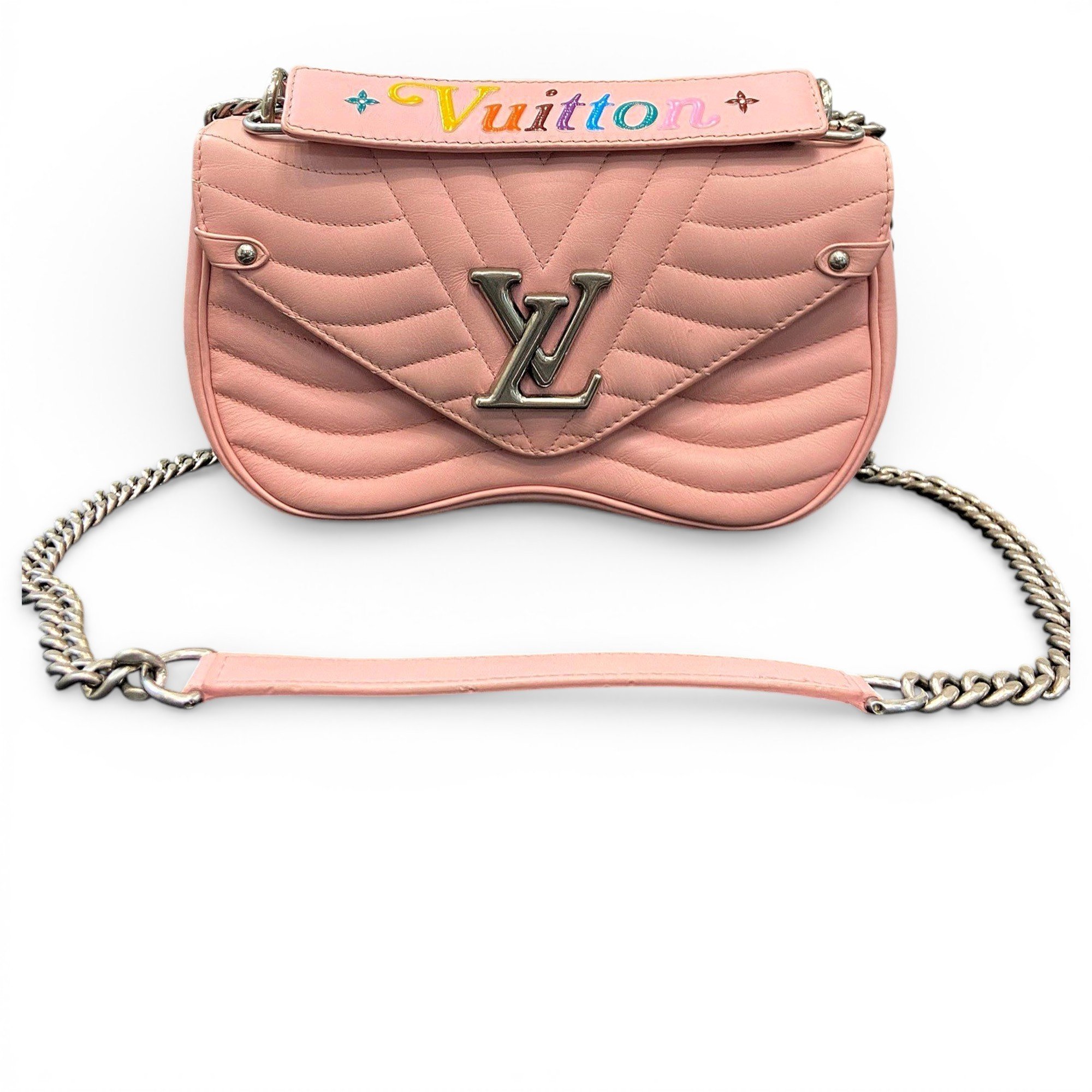 New Wave leather handbag