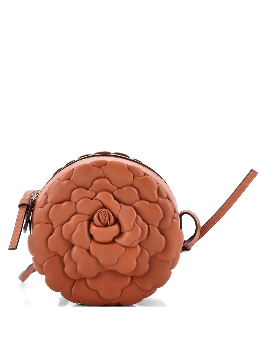 Atelier 03 Rose Edition Round Leather crossbody bag