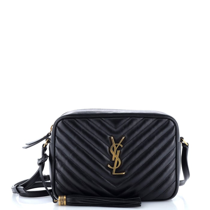 Saint Laurent Lou Camera Bag Matelasse Chevron Leather Small