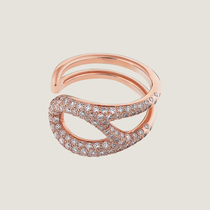 Sans Coloris Chaine d'Ancre Punk Ring, Medium Model