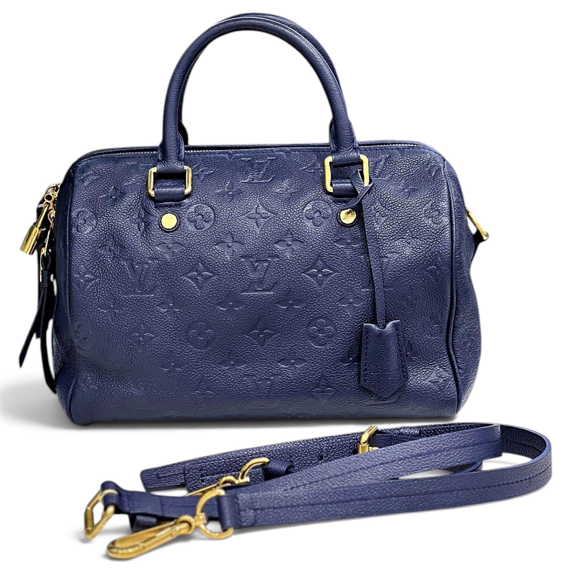 Speedy leather bowling bag