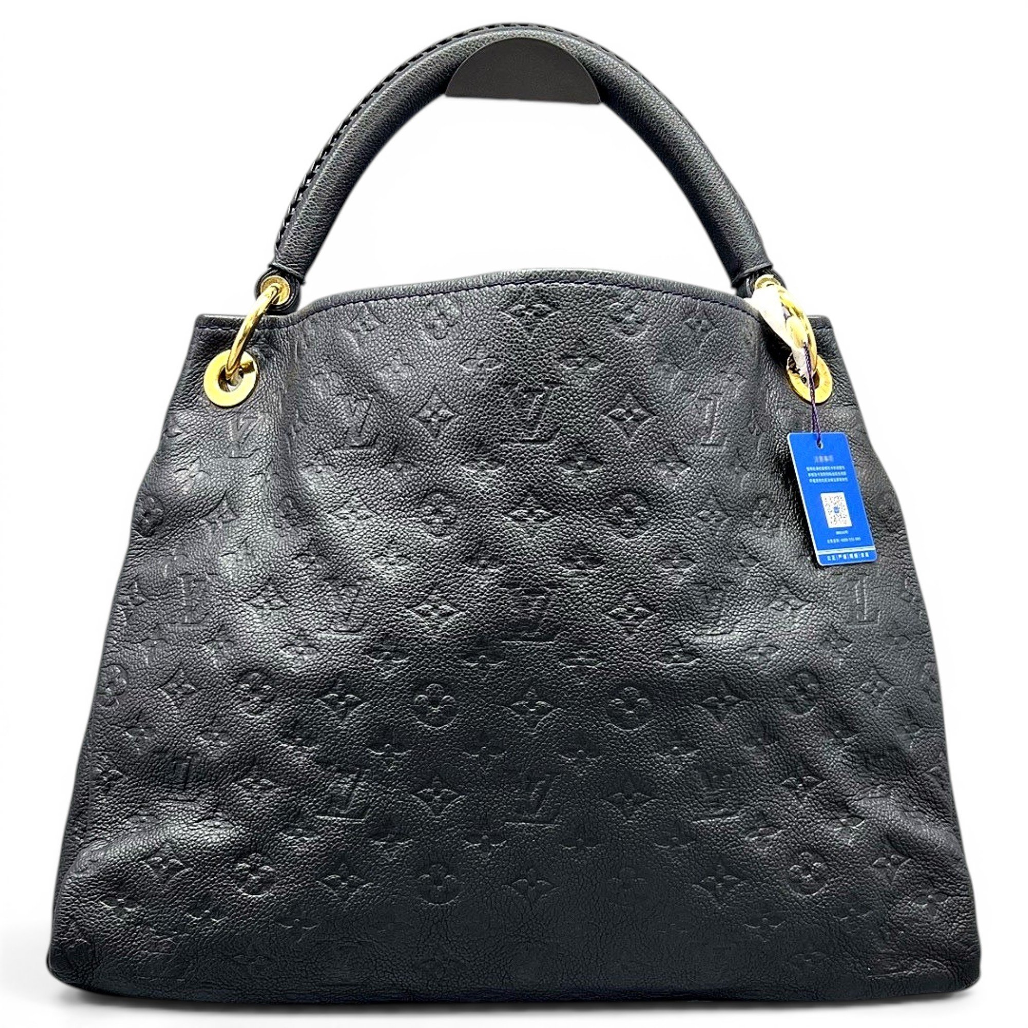 Artsy leather handbag