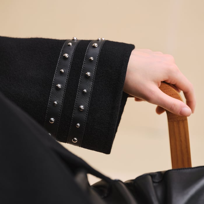 Noir Cashmere Duffle-coat Jacket