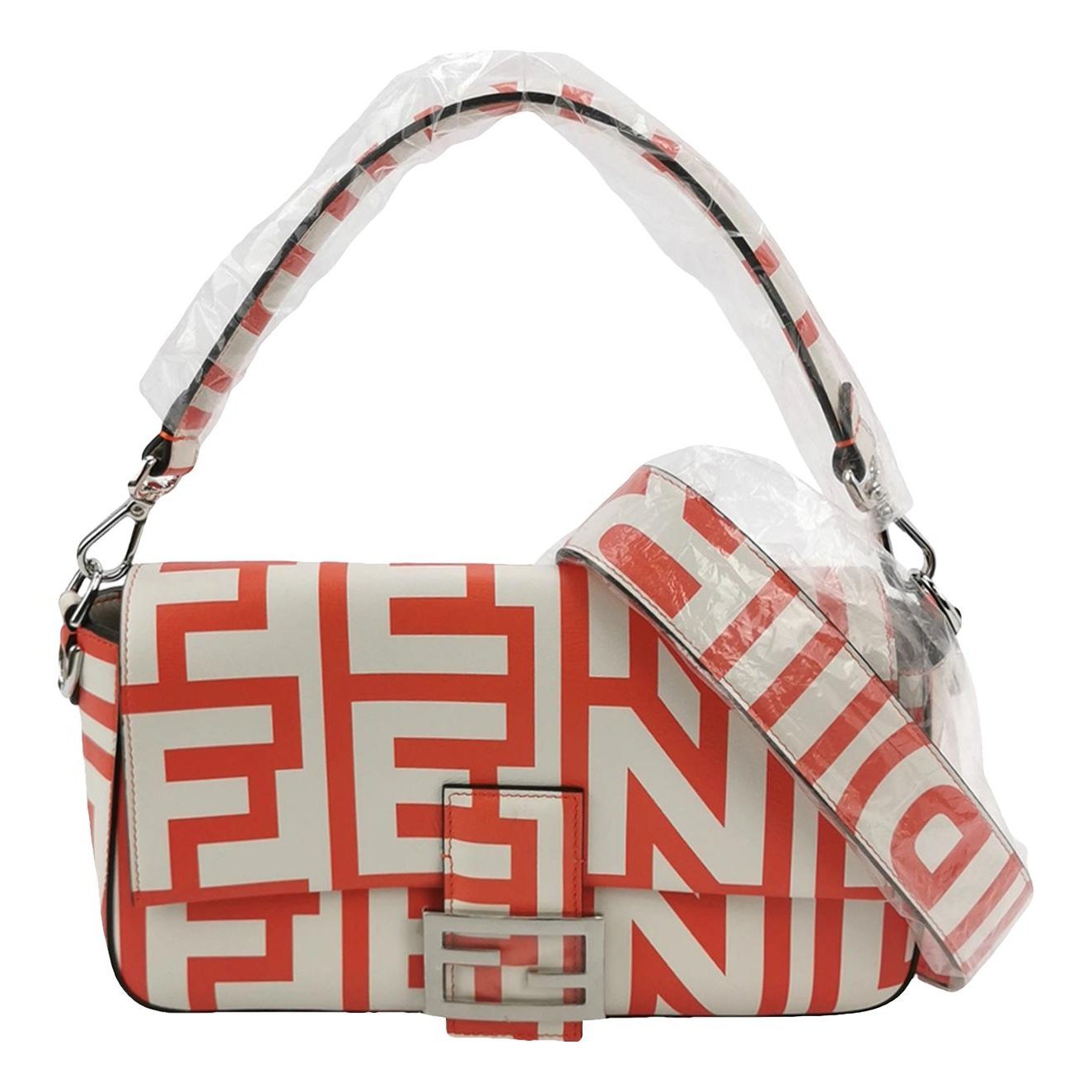 Baguette leather handbag