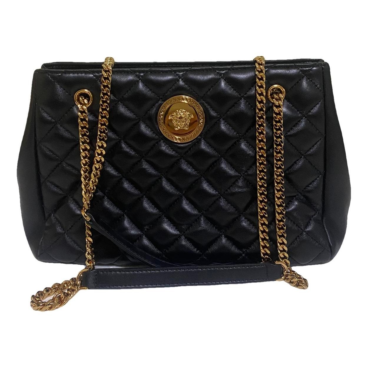 La Medusa leather handbag