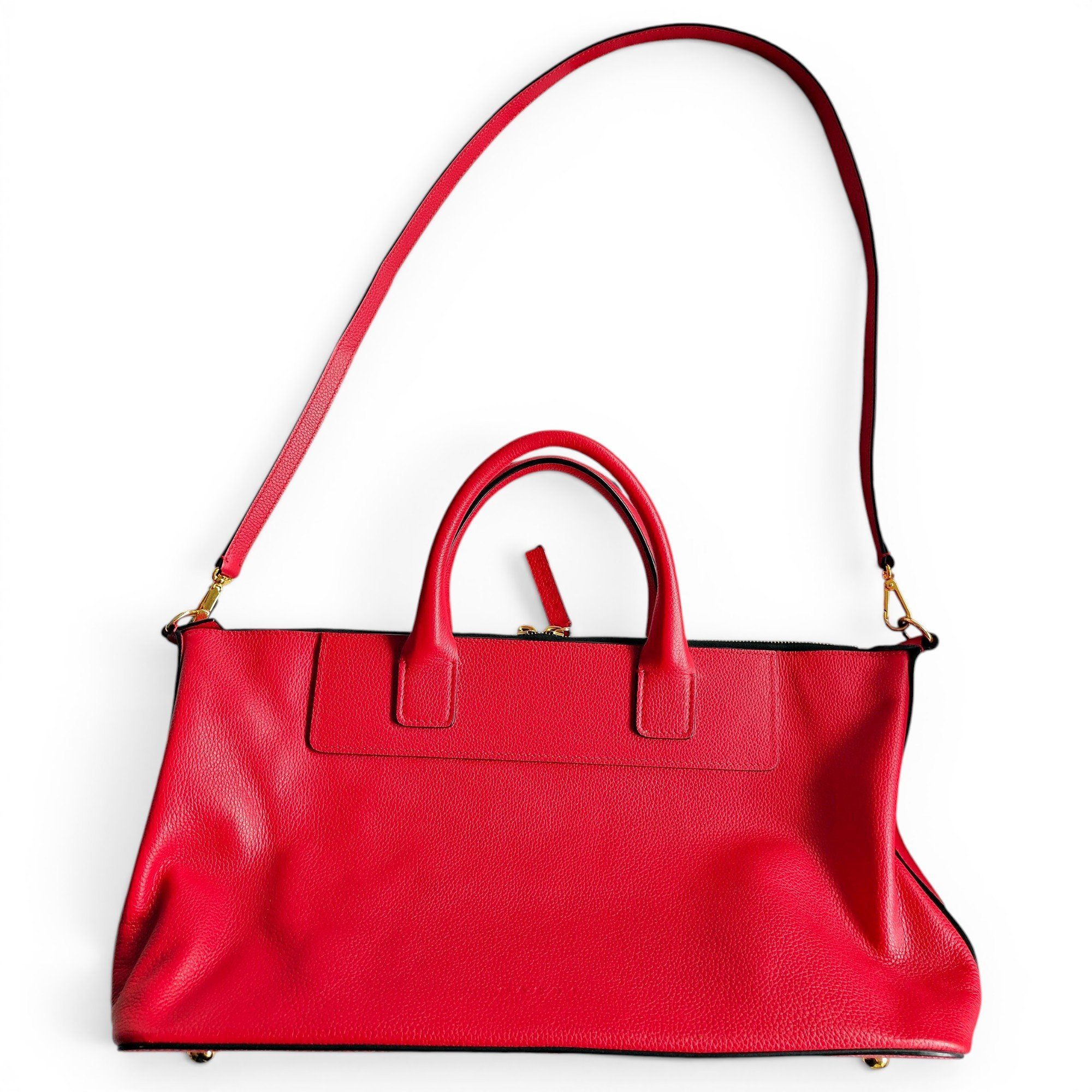Leather tote