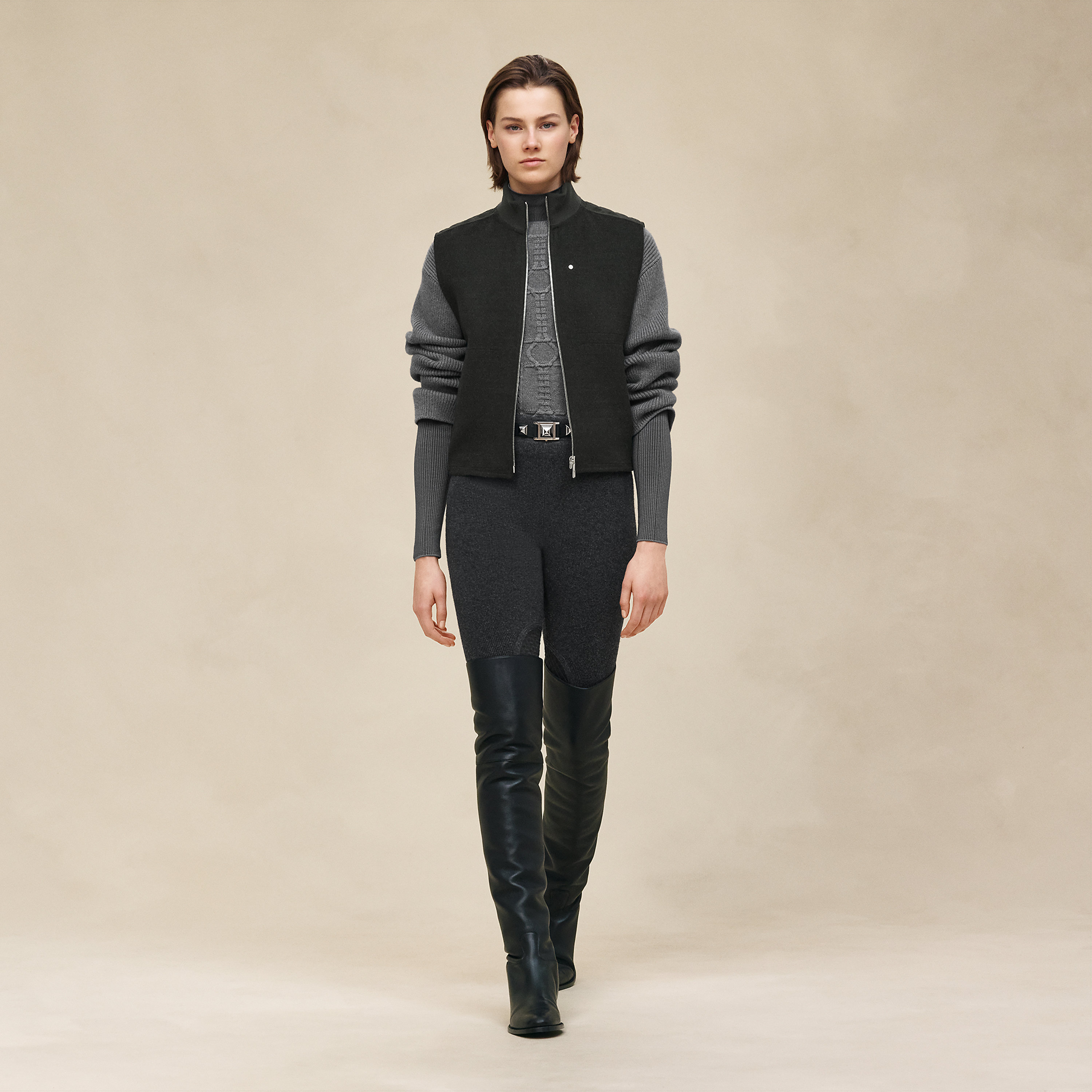 Gilet sans manches motif « Chaîne d'Ancre »