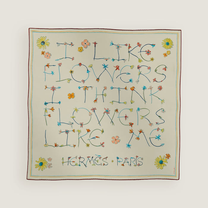 I Like Flowers Scarf 70