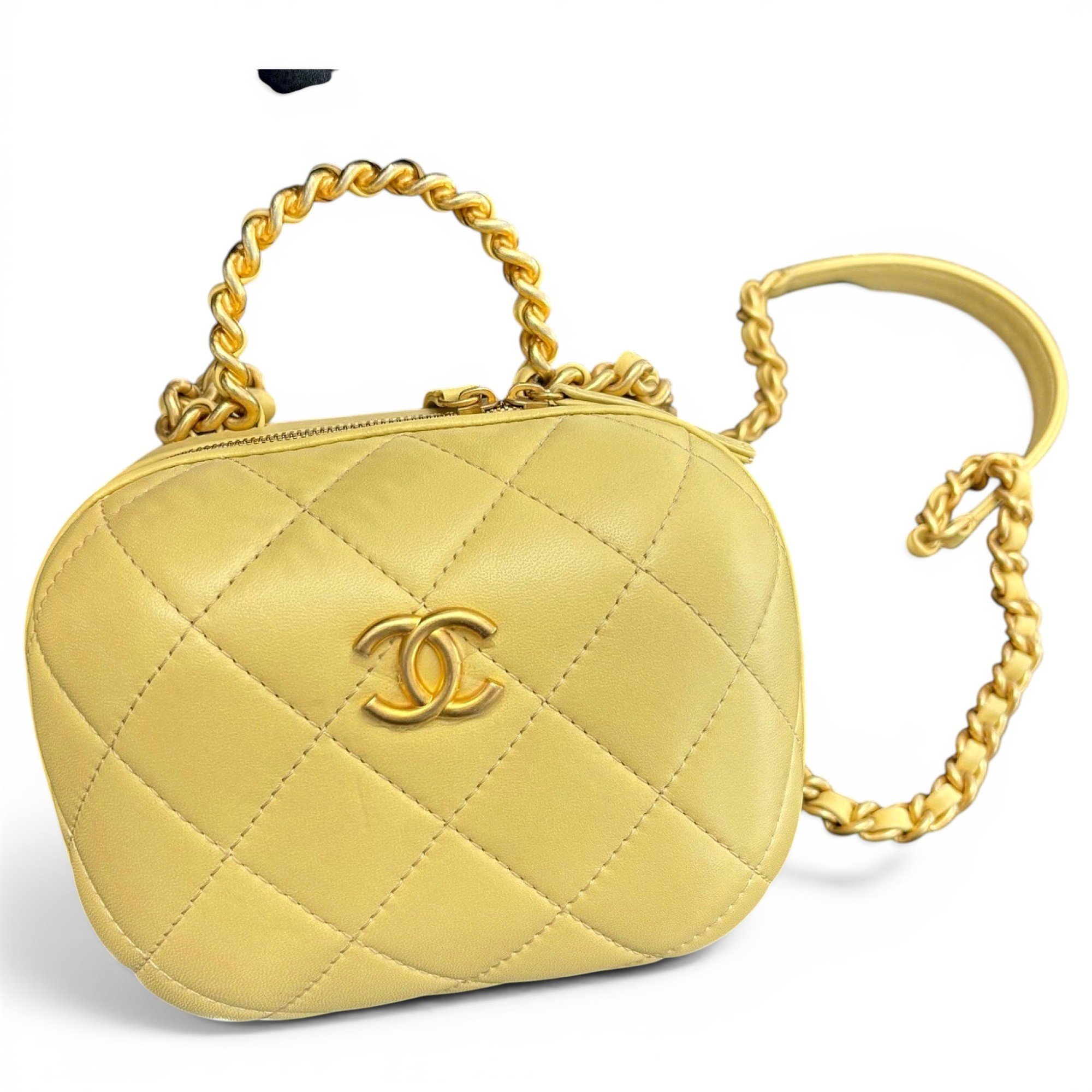 Vanity leather mini bag