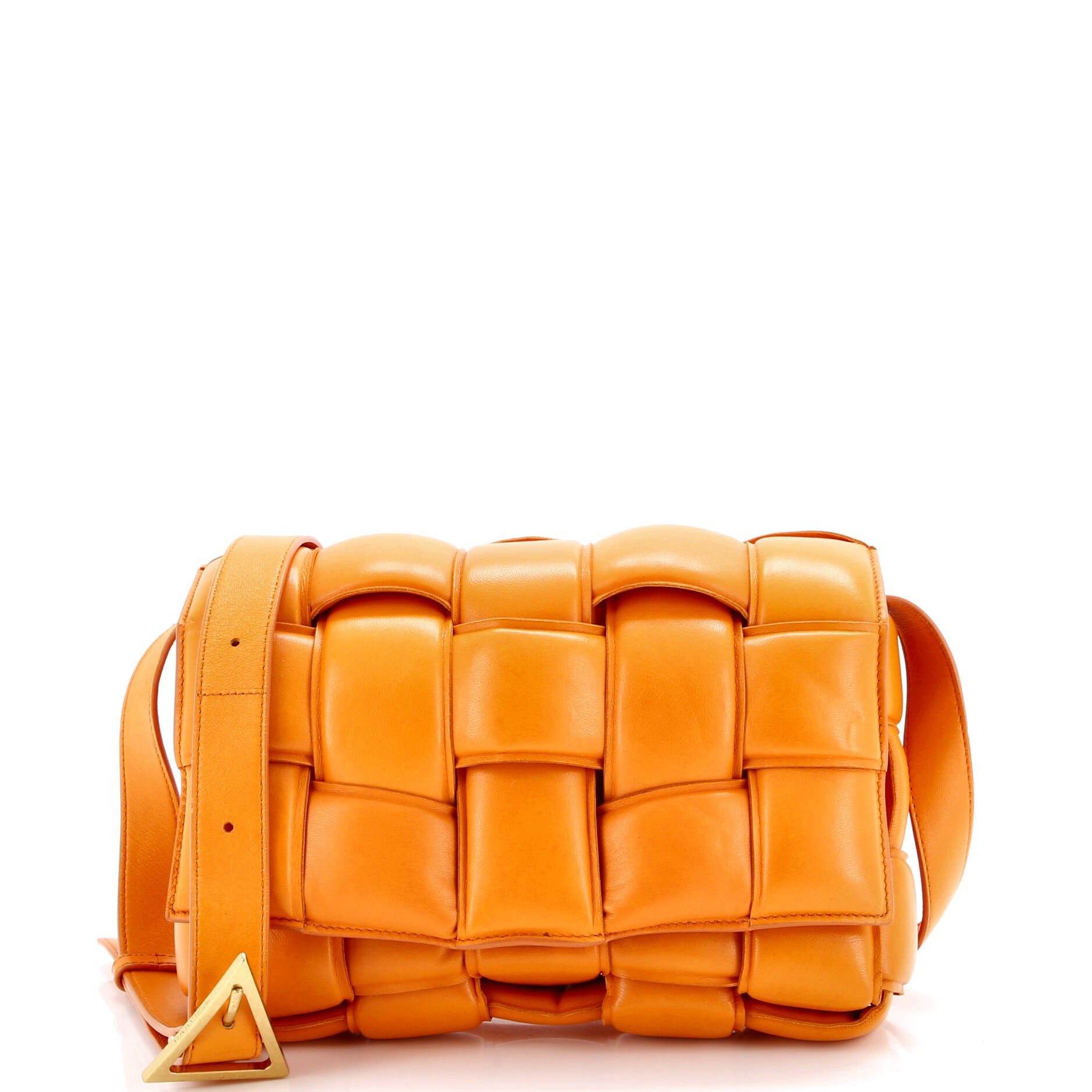 Bottega Veneta Cassette Crossbody Bag Padded Maxi Intrecciato Leather Small