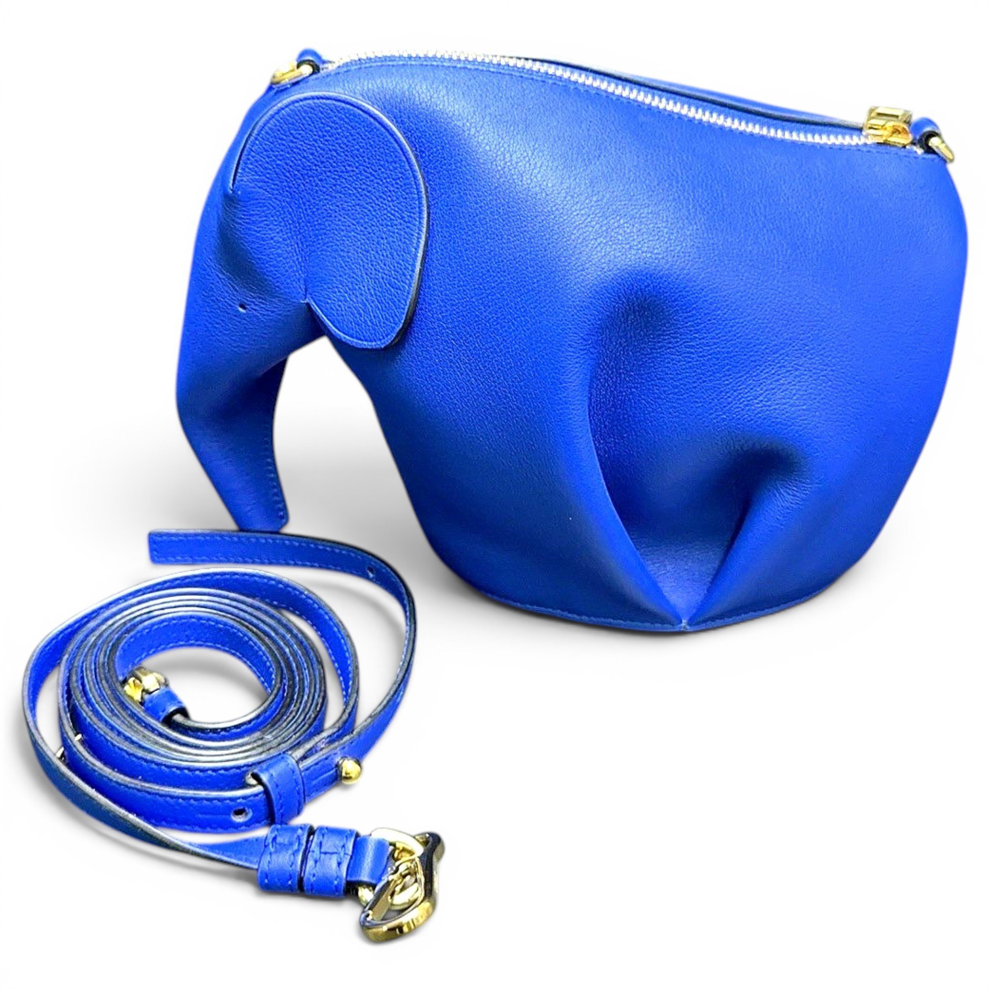 Animals leather handbag