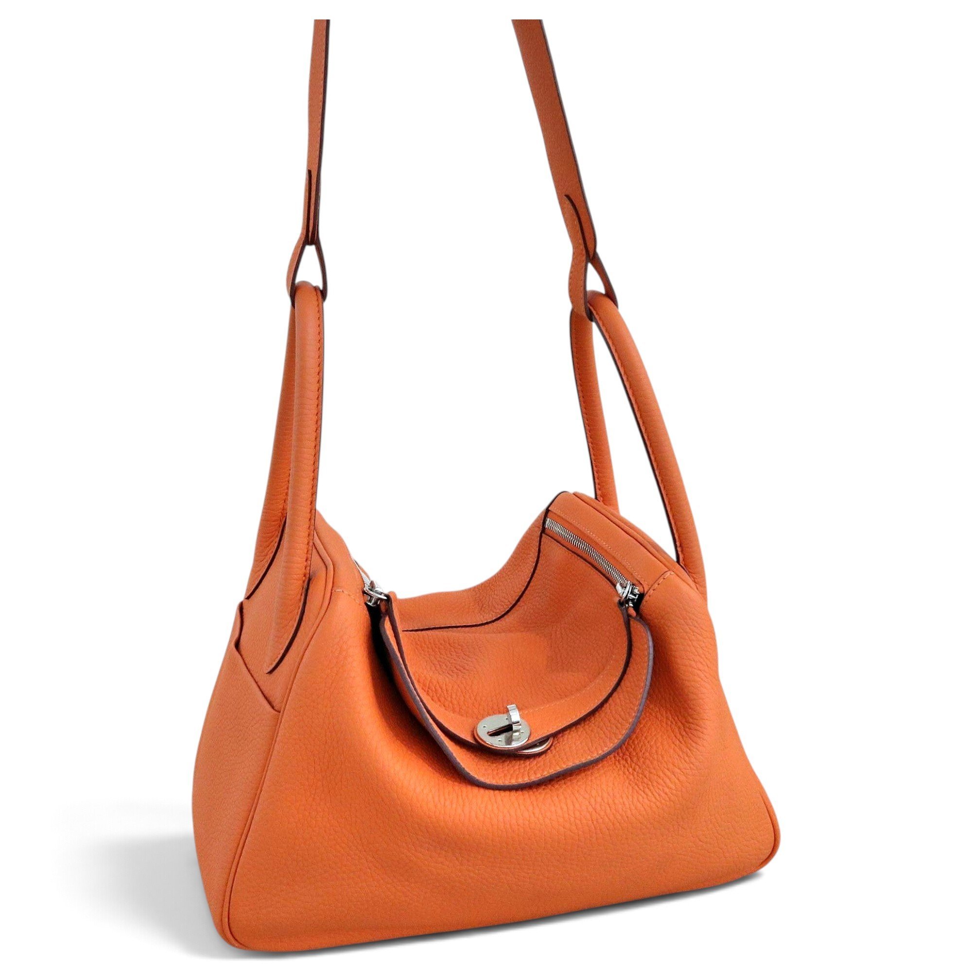 Lindy leather handbag