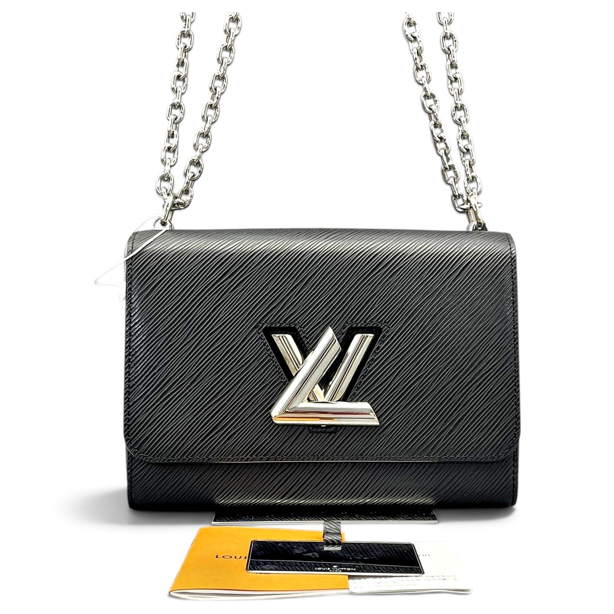 Twist leather crossbody bag