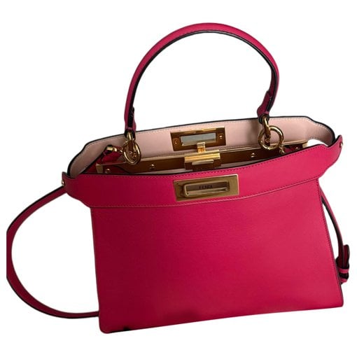 Peekaboo leather handbag