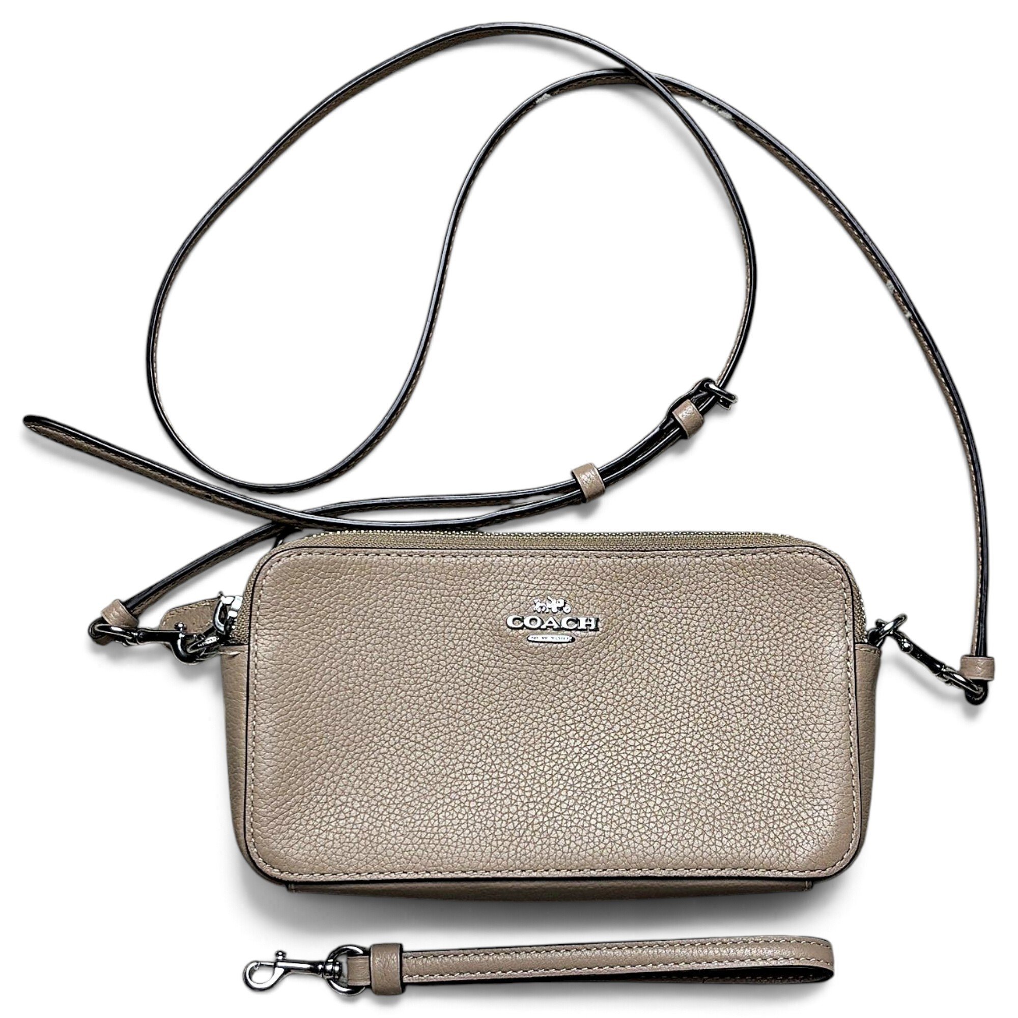Leather crossbody bag