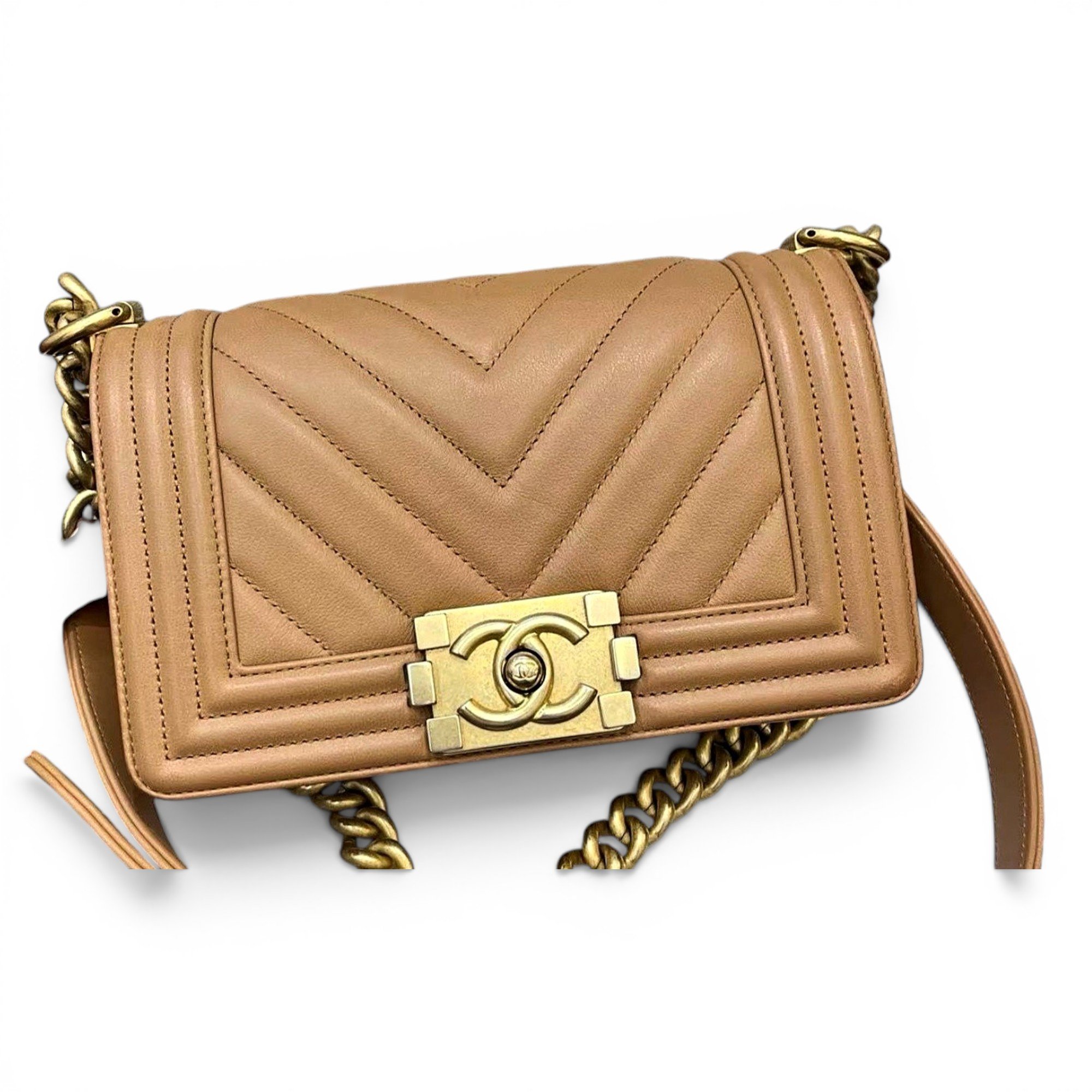 Boy leather crossbody bag
