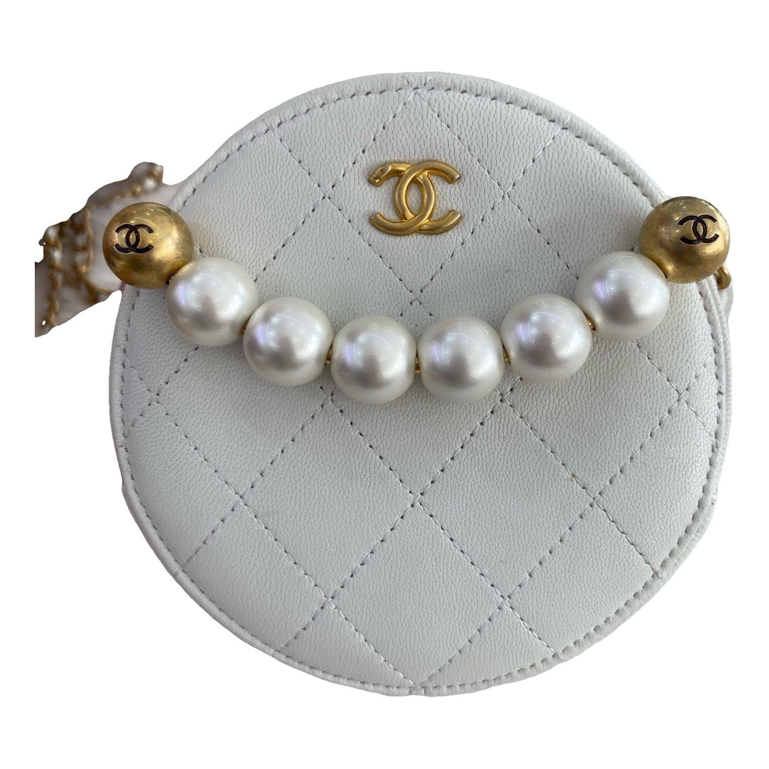 Vanity leather handbag