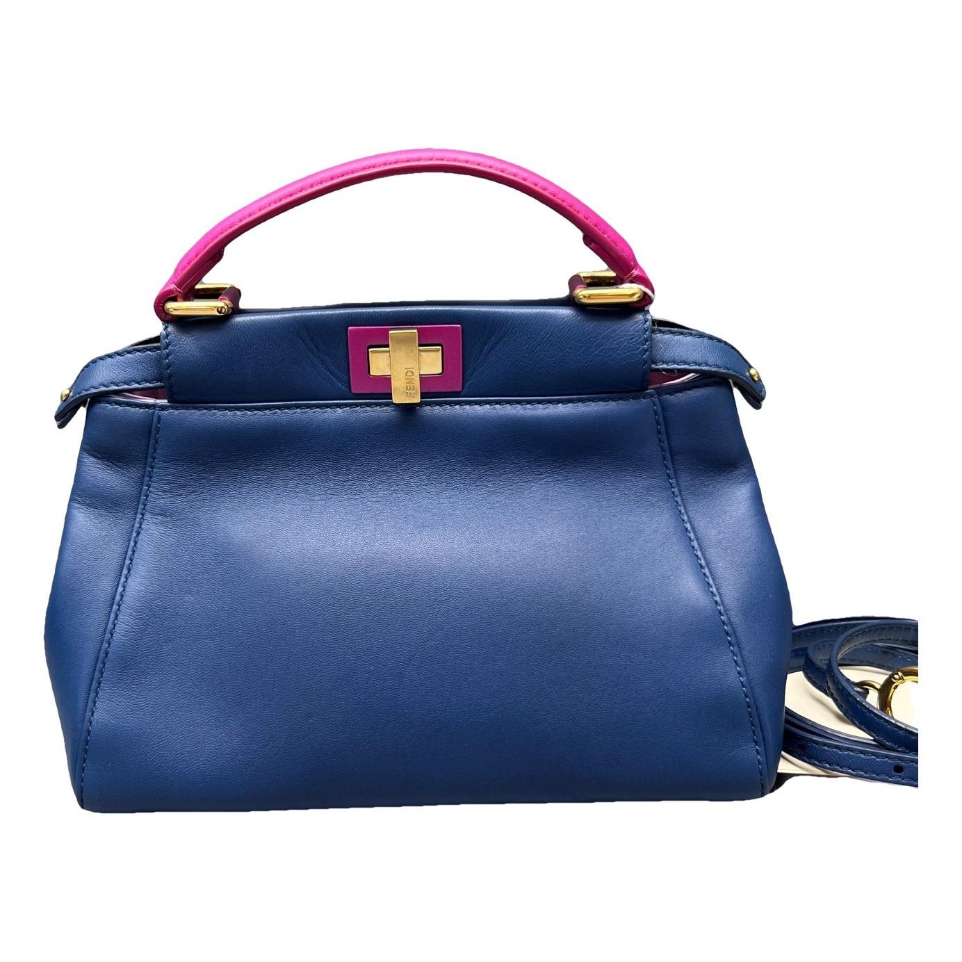 Peekaboo leather handbag
