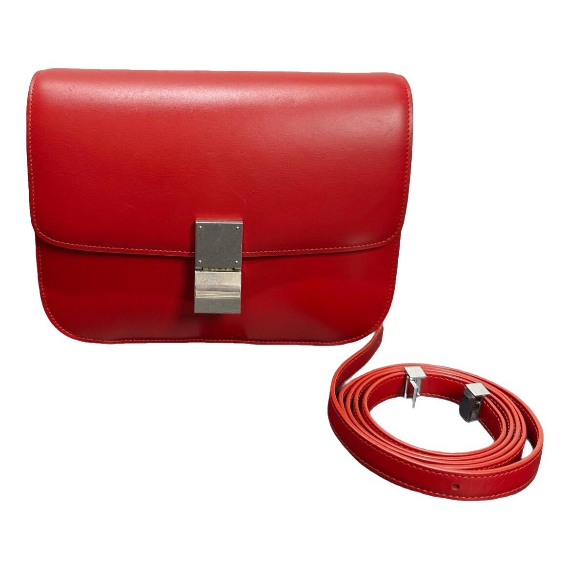 Classic leather crossbody bag