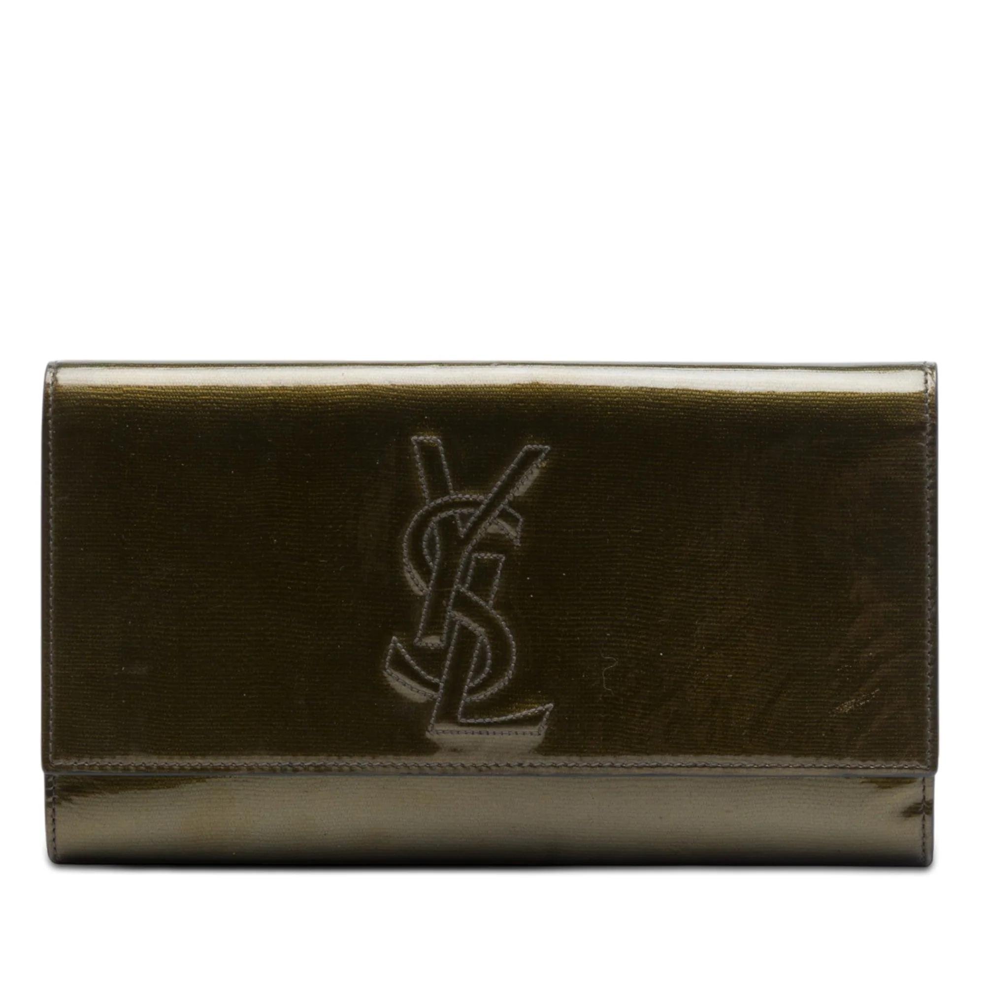 Patent leather handbag