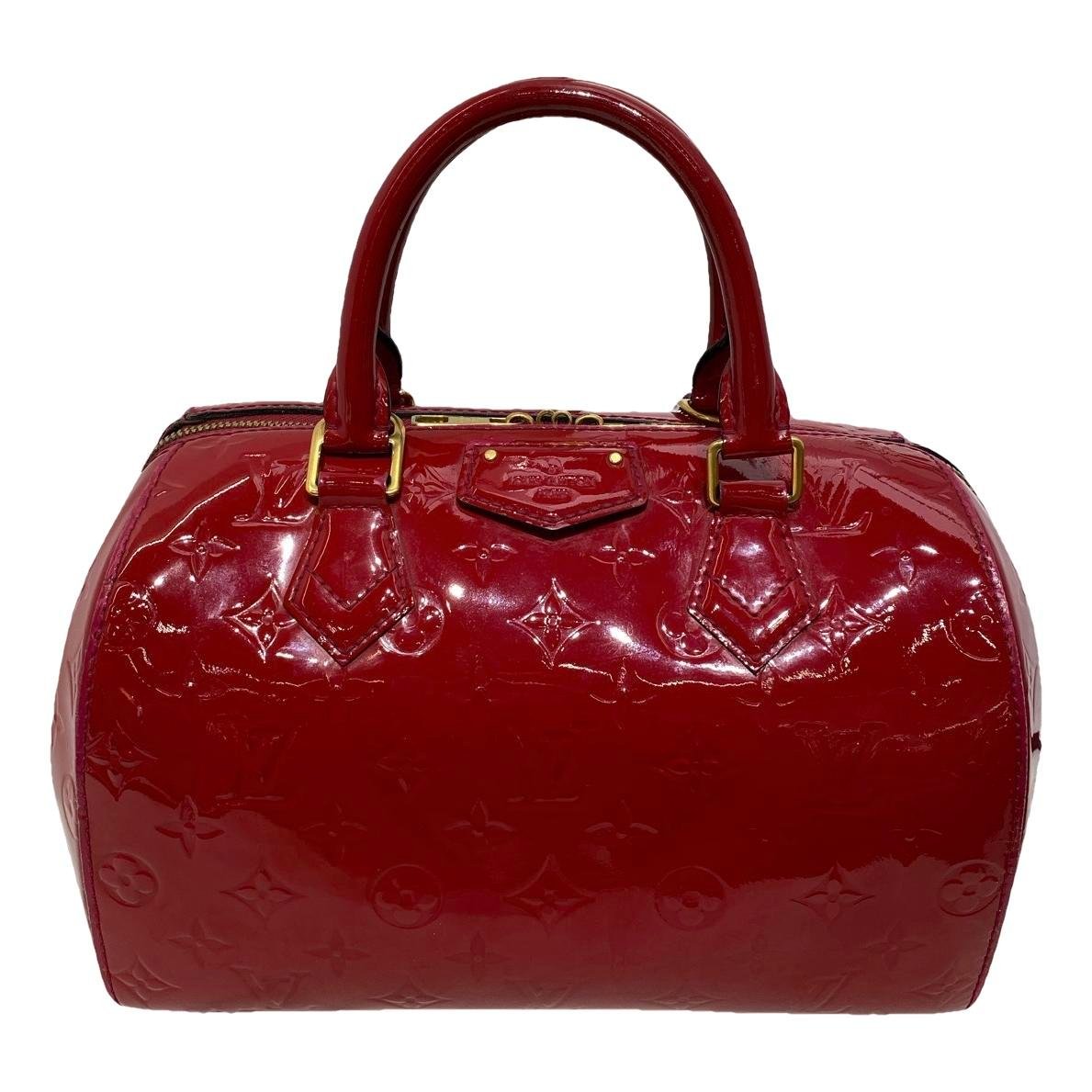 Patent leather handbag