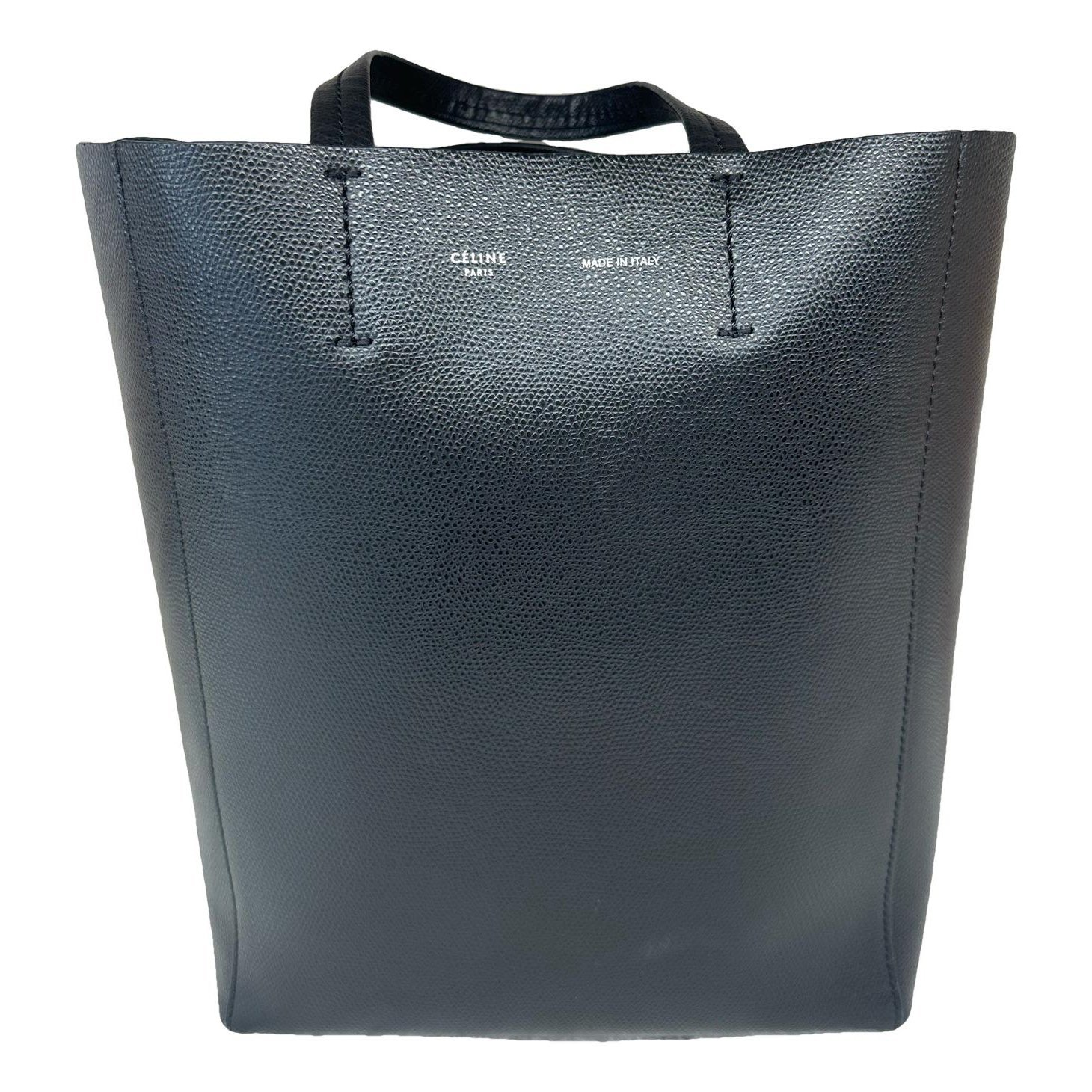 Cabas leather handbag
