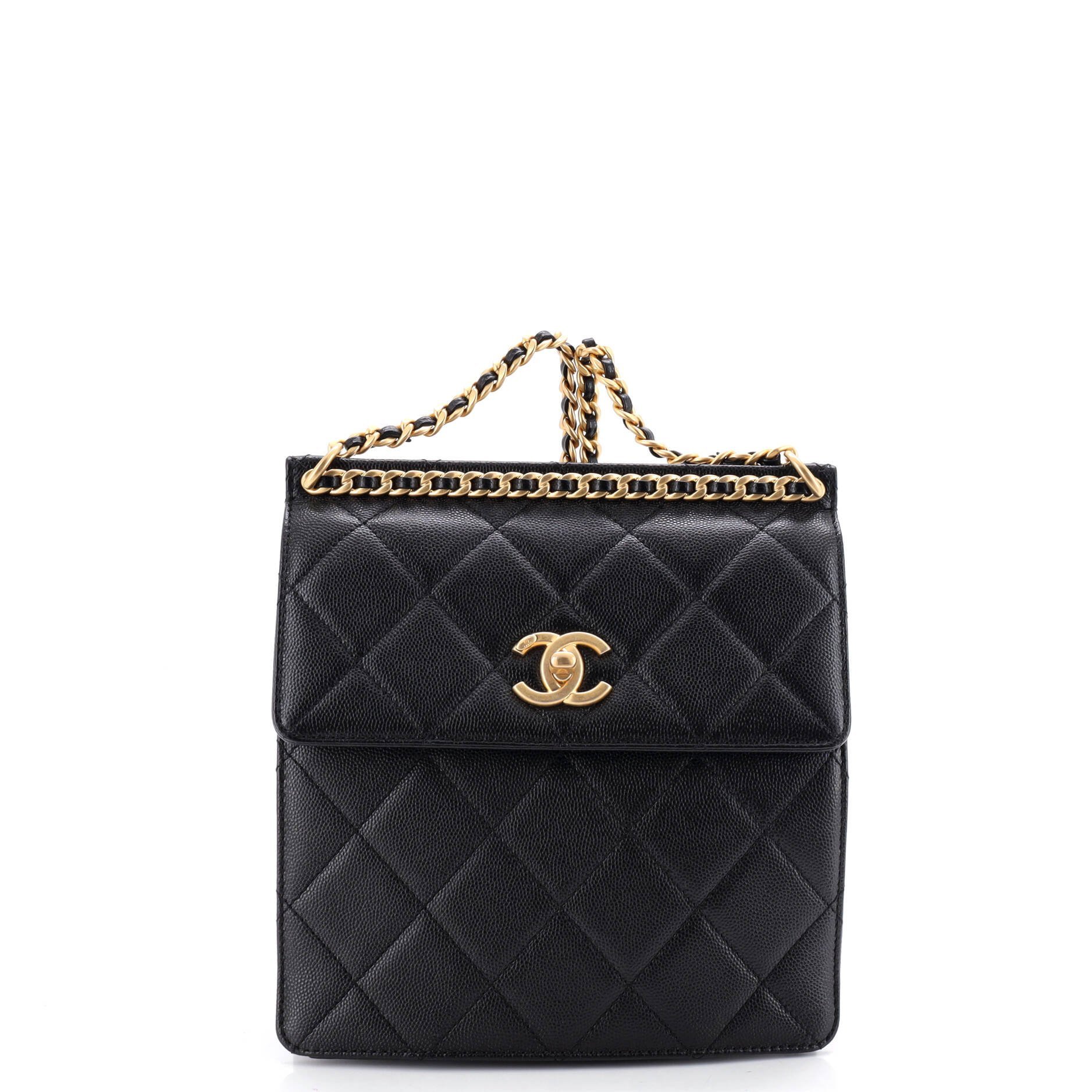 Leather backpack