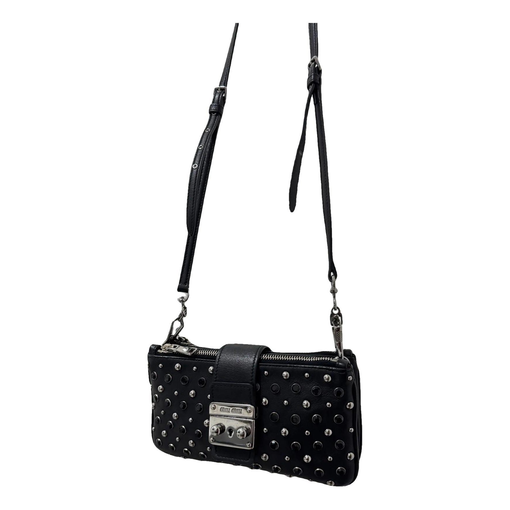 Leather crossbody bag