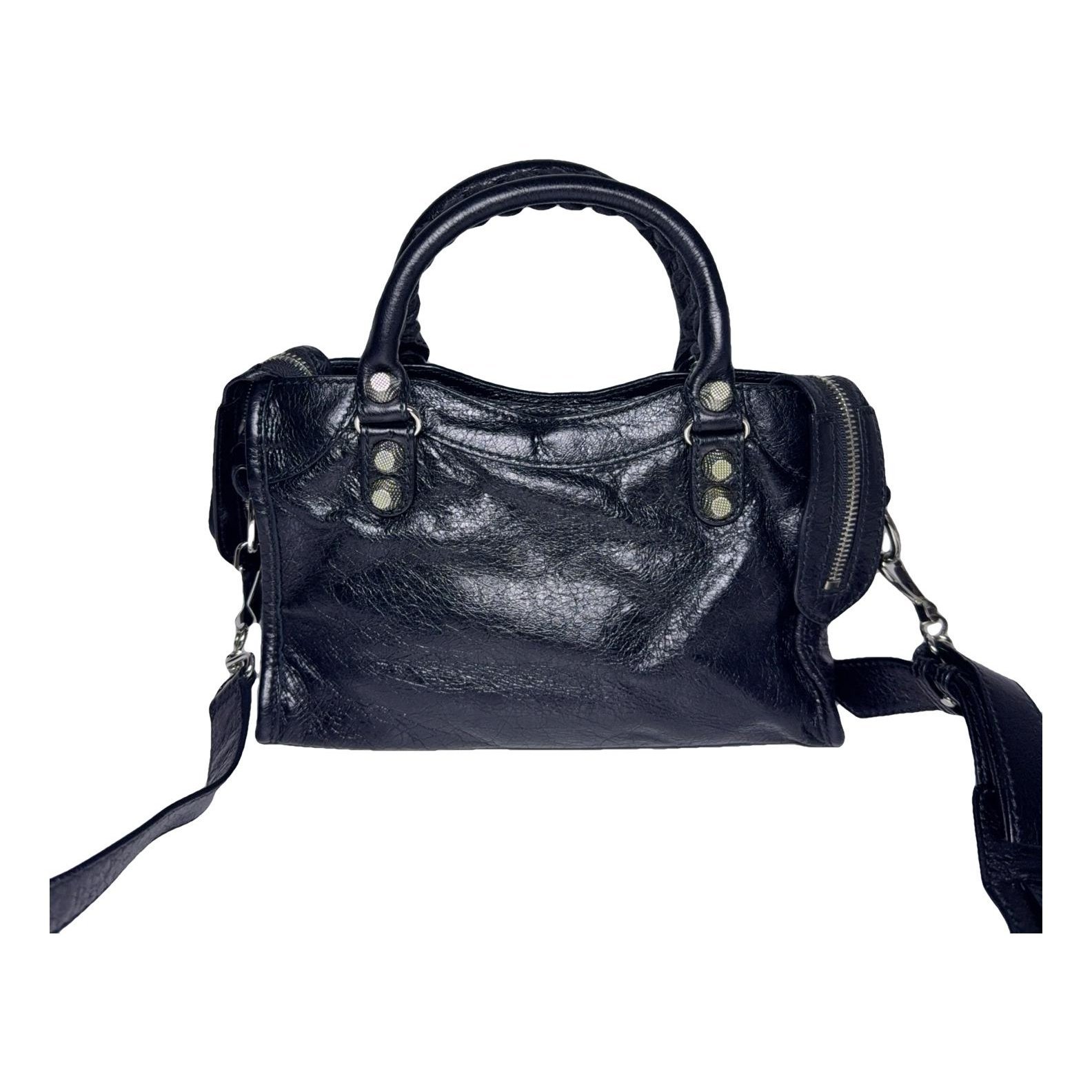 Leather handbag