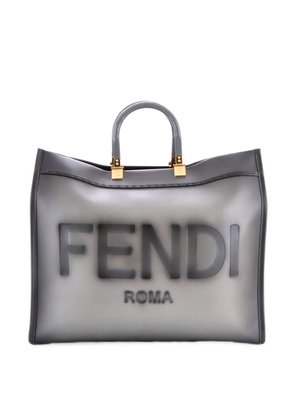 Sunshine Shopper Leather Large tote bag
