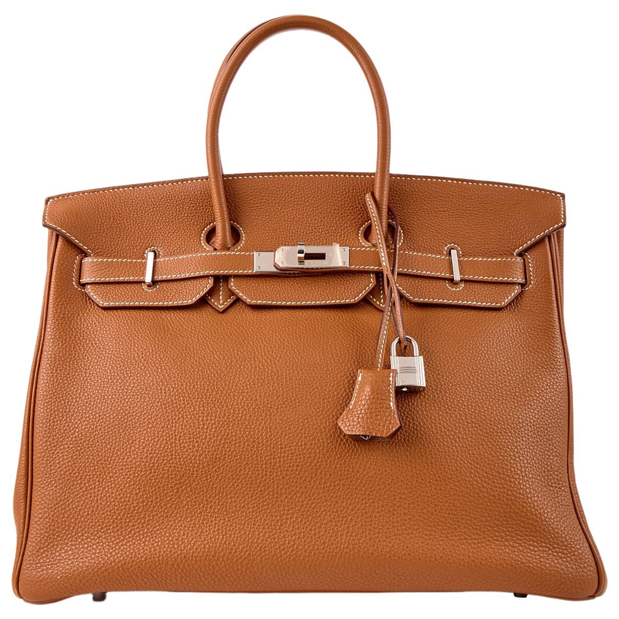 Birkin 35 leather handbag
