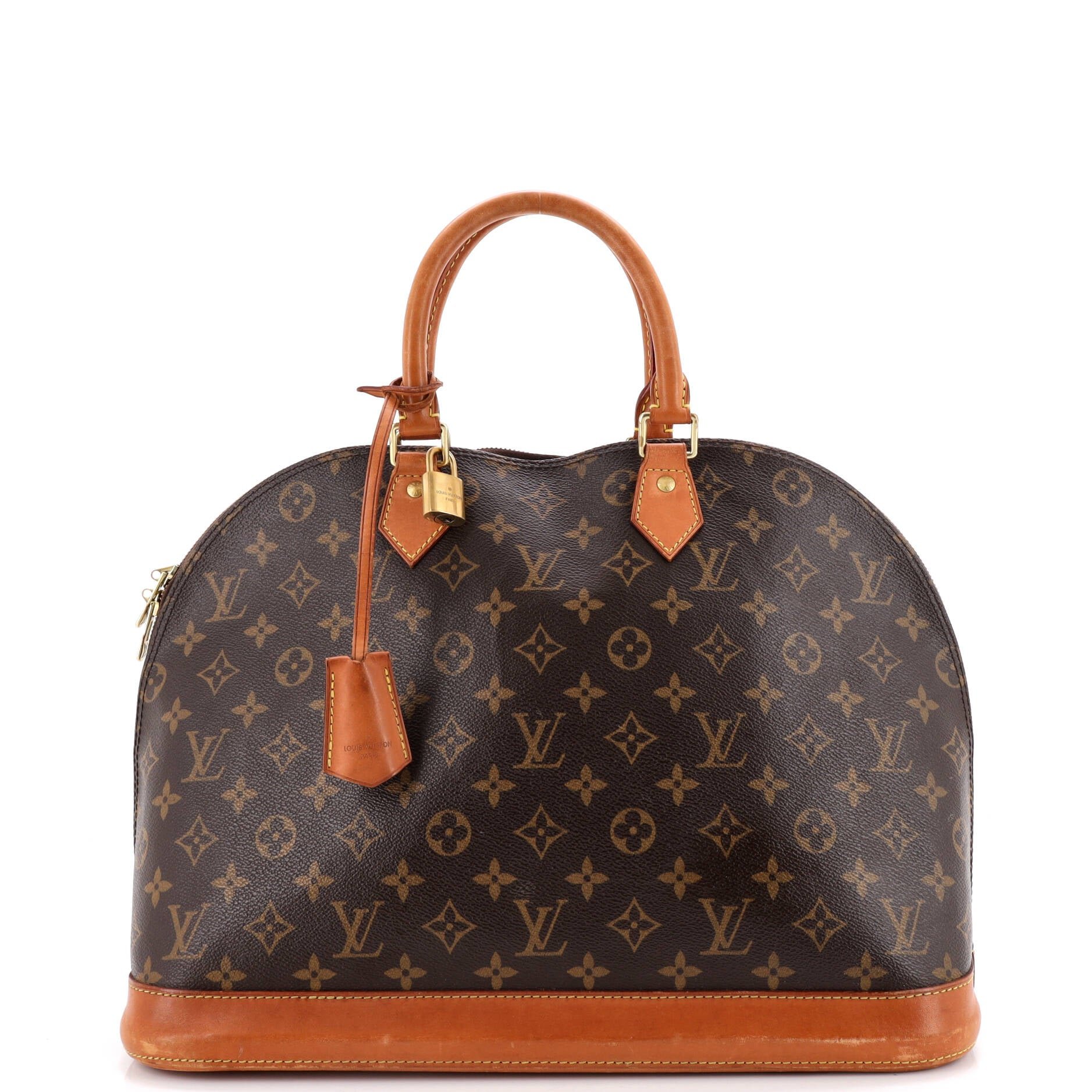 Louis Vuitton Alma Handbag Monogram Canvas GM