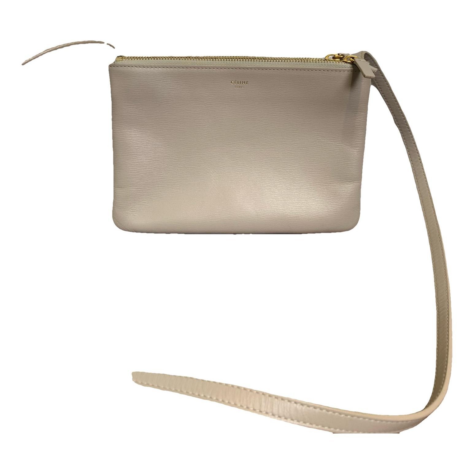 Trio leather crossbody bag