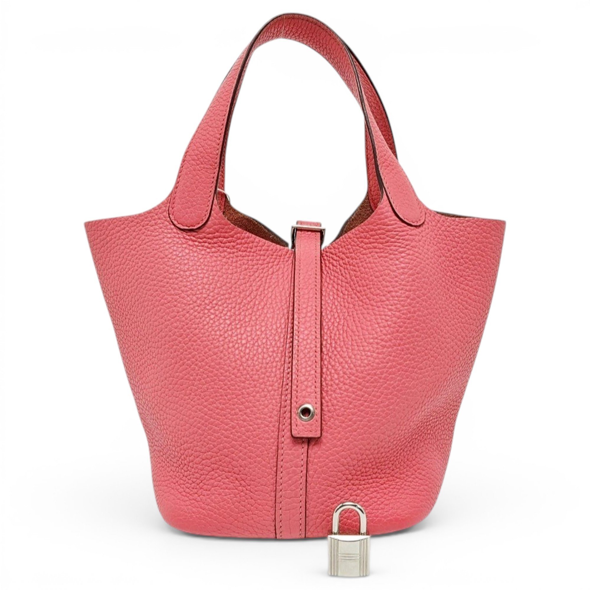 Picotin leather handbag