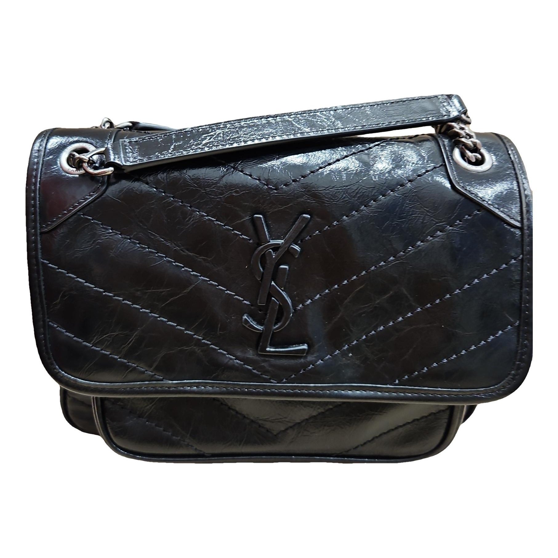 Niki leather crossbody bag