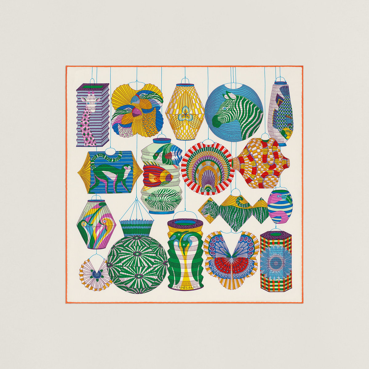 Lanternes, Ballons et Cocardes scarf 45