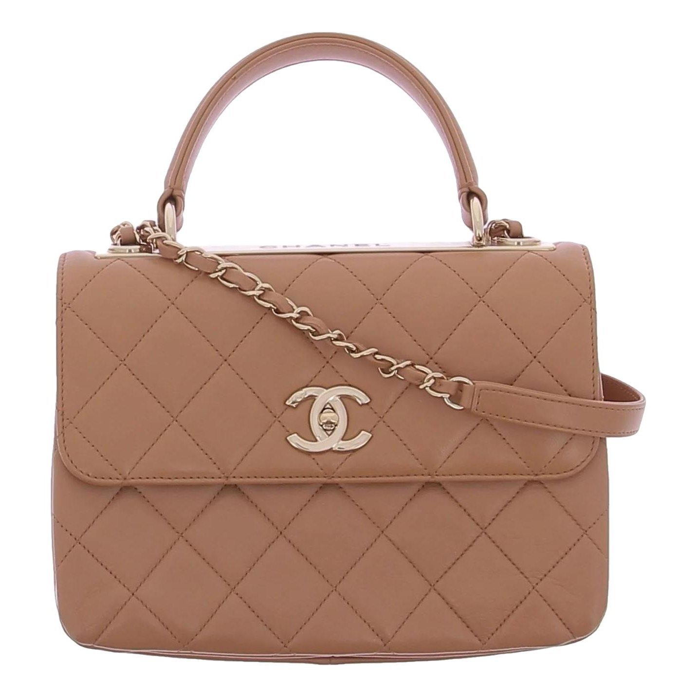 Trendy CC leather bag